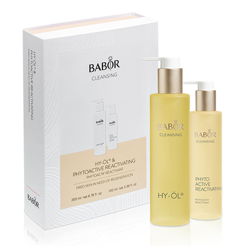 BABOR HY-OL Cleansing Oil 200ml + Phytoactive Reactivating Base
